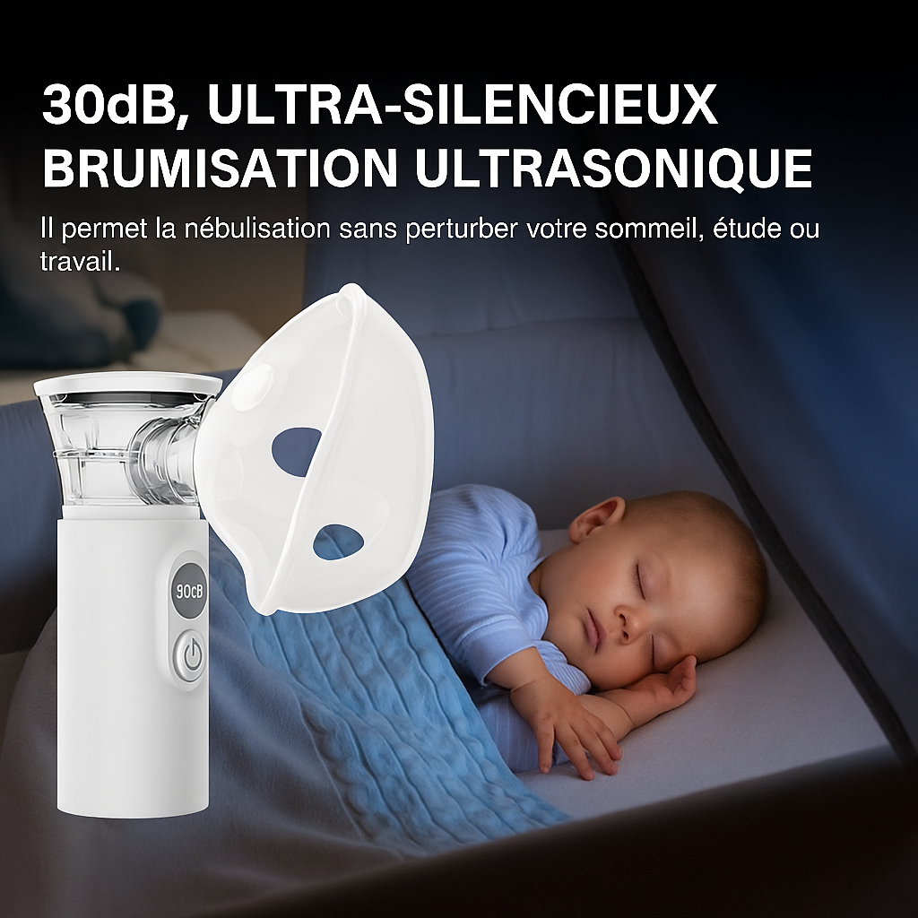 🫁Nébuliseur médical portable – Respirez mieux en toute simplicité