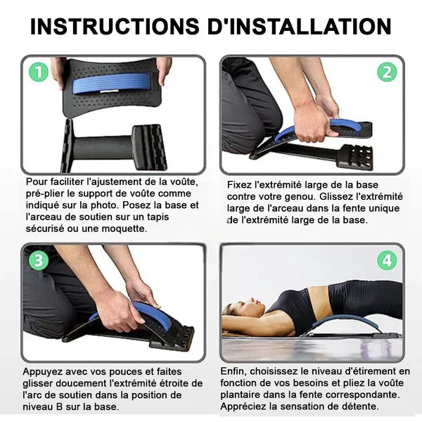 Civière dorsale orthopédique Destiney