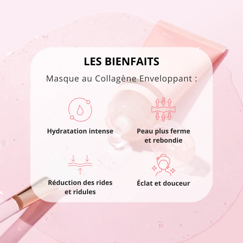 Masque de nuit au collagène – Éclat & Hydratation pendant votre sommeil