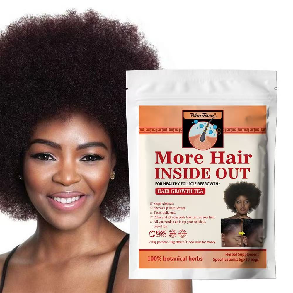 🌿 Destiney HairBoost Tea – Infusion Naturelle pour la Repousse et la Force des Cheveux