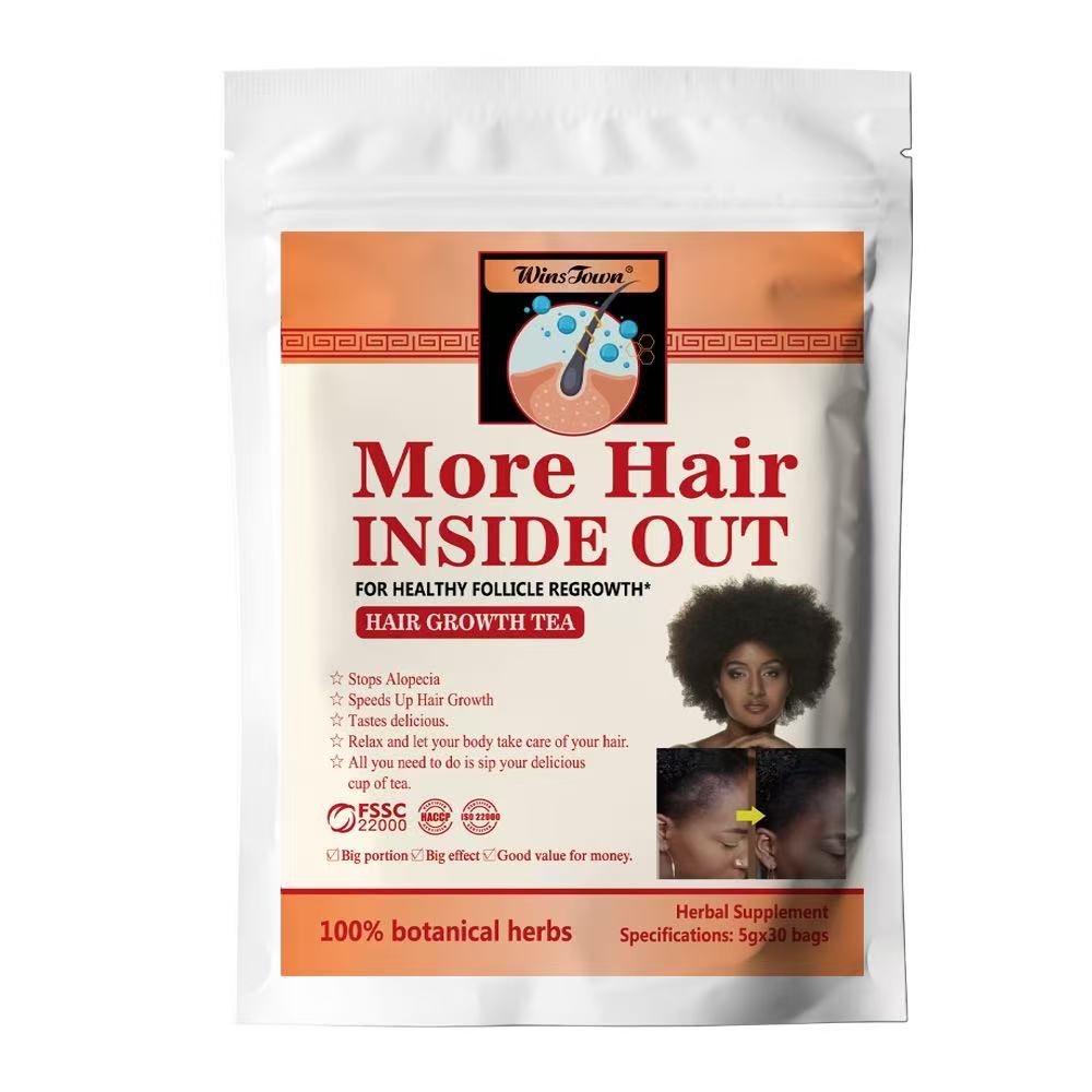 🌿 Destiney HairBoost Tea – Infusion Naturelle pour la Repousse et la Force des Cheveux