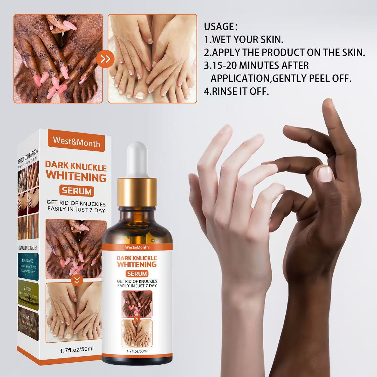 🌟 Sérum Éclaircissant  Anti-Taches Phalanges, Genoux & Coudes – Résultats visibles en 7 j